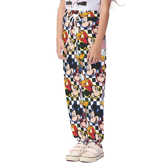 Checkered Friends Kid's Casual Pants