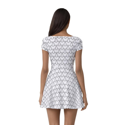 Geo MM Women’s Athletic Dress With Built‑In Shorts