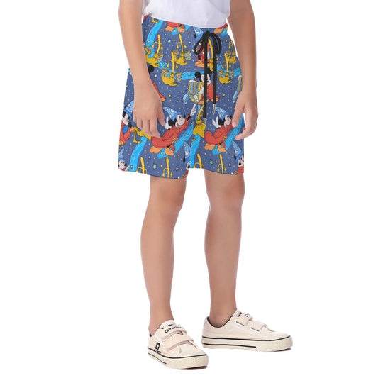 Sorcerer in Action Kid's Beach Shorts