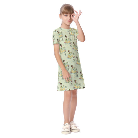 Tia Kid's Short Sleeve Dress
