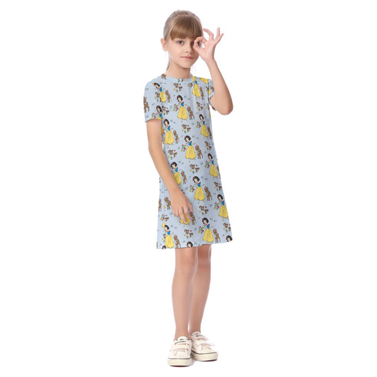 The Fairest One of All Kid's Short Sleeve Dress