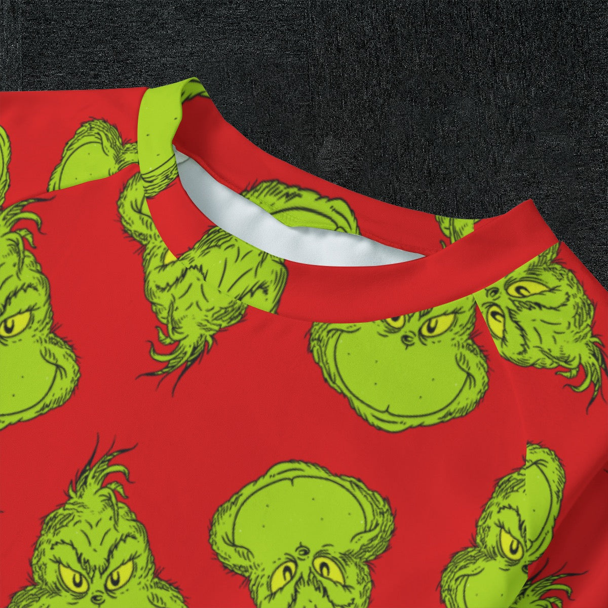 Mean One [red] Kid's Raglan Sleeve Pajama Set