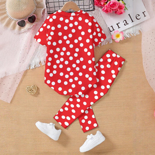 Dots Kids' Casual Top and Pants Set