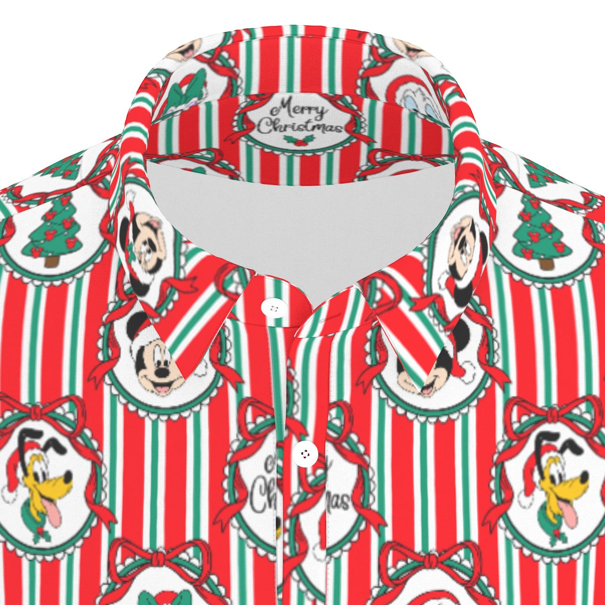Classic Christmas Frames Men's Stretch Collar Polo Shirt