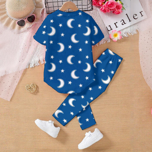 Sorcerer Night Sky Kids' Casual Top and Pants Set