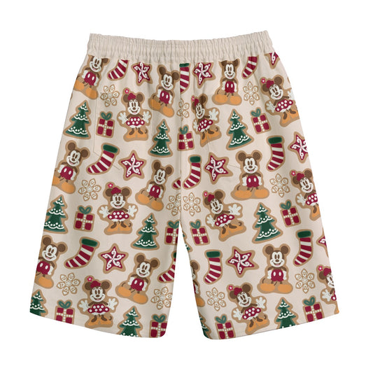 Christmas Cookies Mens Straight Casual Short