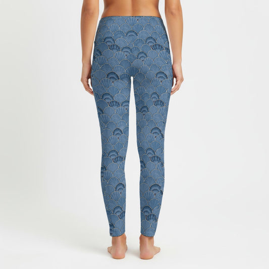 Shells Women's High Waist Leggings With Side Pocket