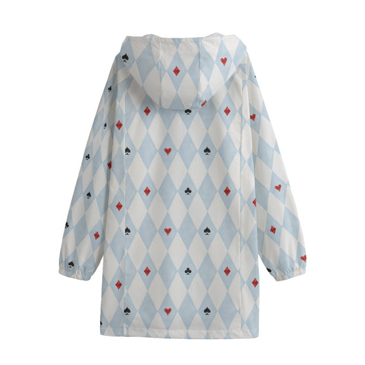 Alice Suited Unisex Windbreaker Long Jacket