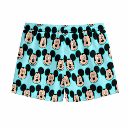 Aqua MM Youth Shorts with Inner Drawstring - mesh