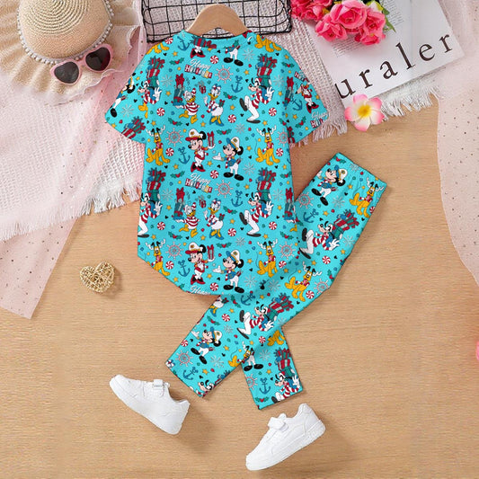 Happy Holidays DCL Kids' Casual Top and Pants Set