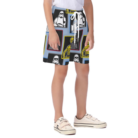Droids & Villains Kid's Beach Shorts