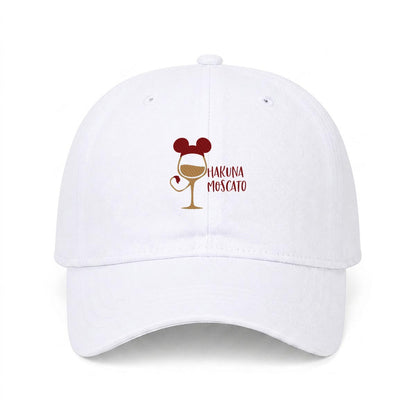 Hakuna Moscato Embroidery Soft-Crown Flat Cap