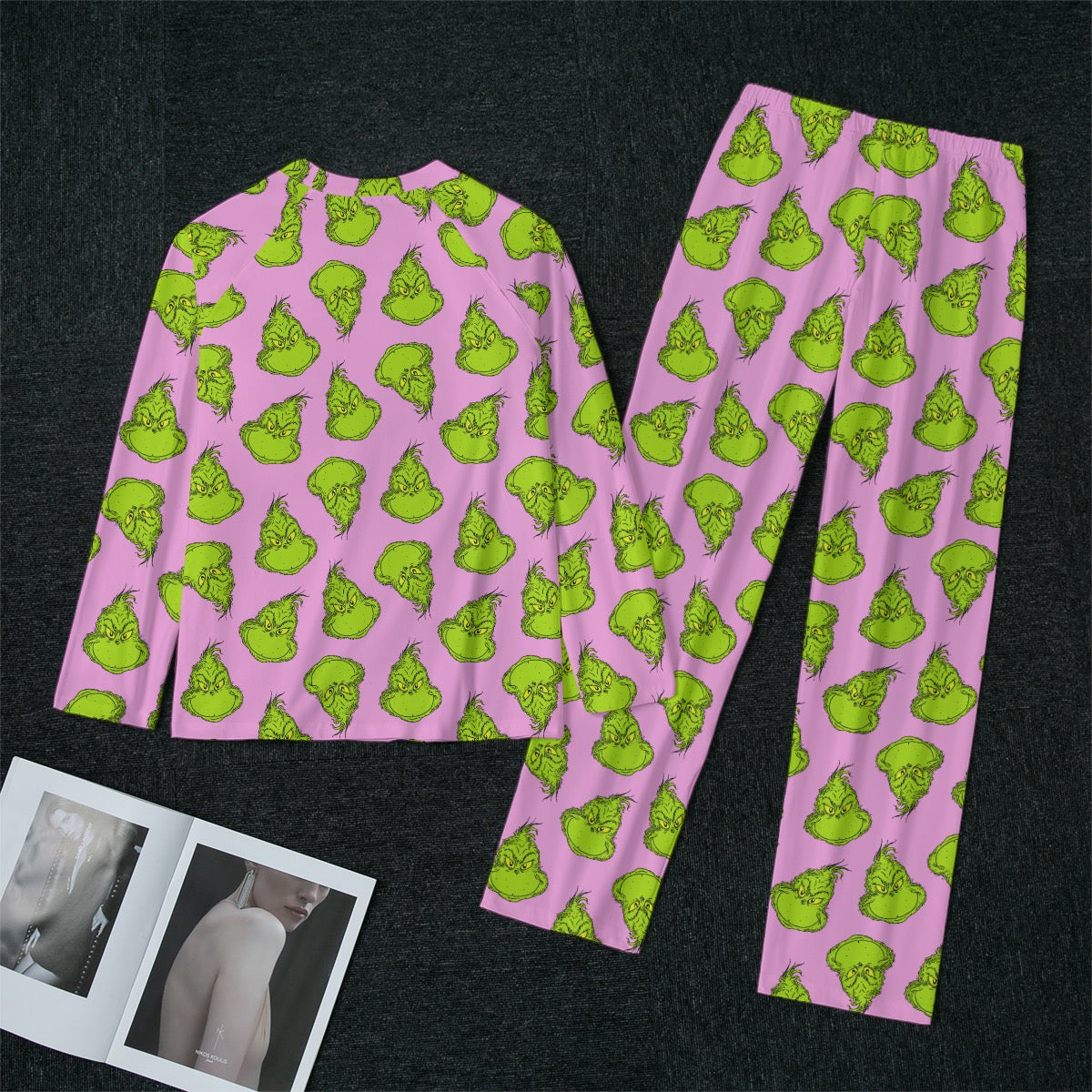 Mean One [pink] Women's Raglan Sleeve Pajama Set