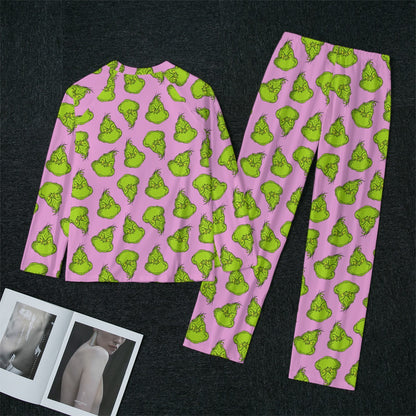 Mean One [pink] Women's Raglan Sleeve Pajama Set