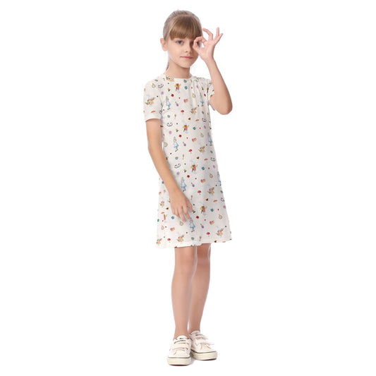 Alice Kid's Short Sleeve Dress