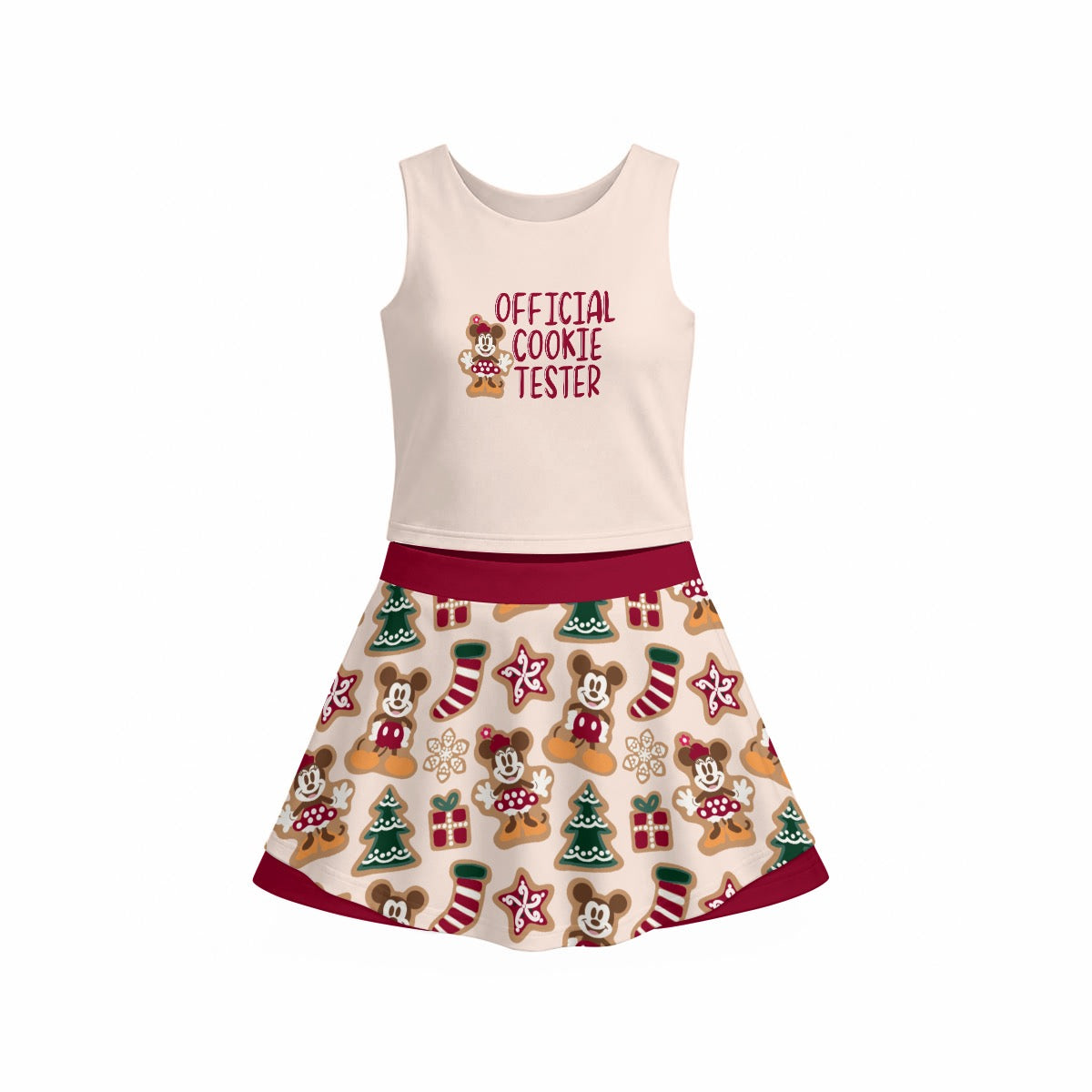 Official Cookie Tester [Minnie] Women's Sports Tank & Skort Set