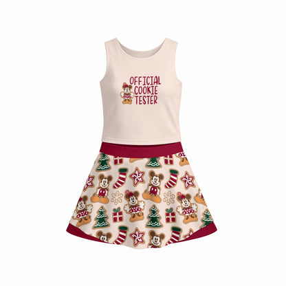 Official Cookie Tester [Minnie] Women's Sports Tank & Skort Set