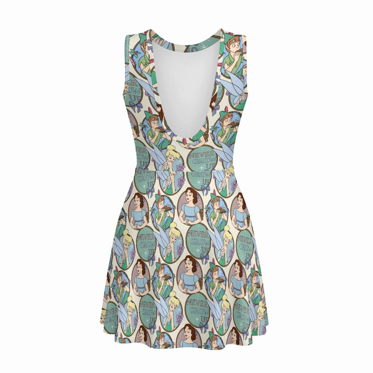 Never Grow Up Girls Sports Romper