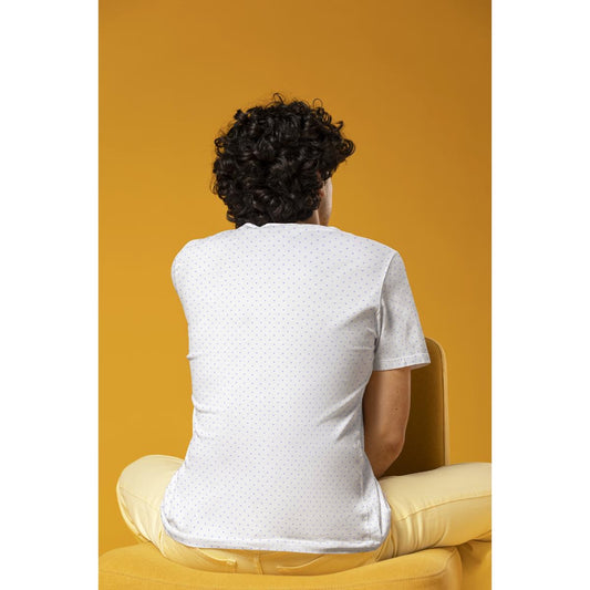 Charlotte Dot Men's Round Neck T-Shirt