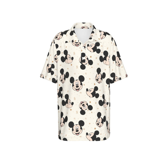 Gold Star Mickey Polo Collar Jersey |210GSM