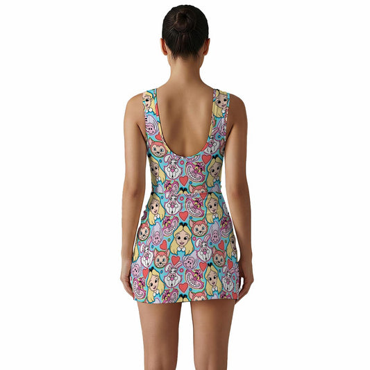 Alice & Friends Women's Sleeveless Bodysuit Dress