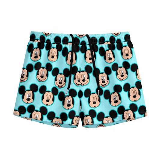 Aqua MM Youth Shorts with Inner Drawstring - mesh