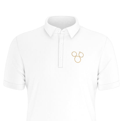 MM Wedding Men's Stretch Collar Polo Shirt