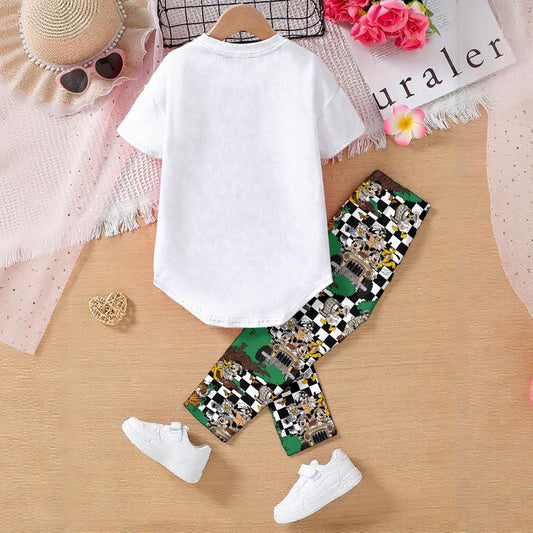 Wild at Heart Kids' Casual Top and Pants Set