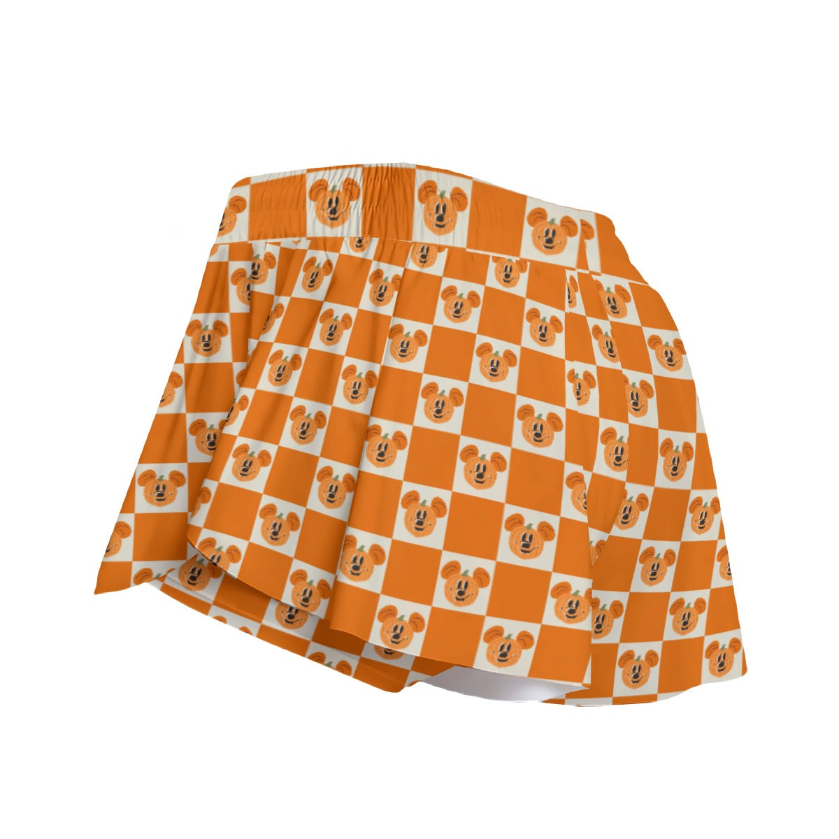 Preppy Pumpkin Women's Sport Skorts With Pocket