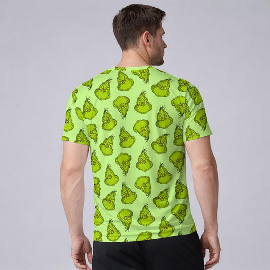 Mean One [green] Men’s Milk Silk Stretch T-Shirt