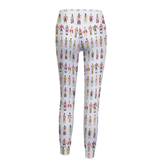 Champagne Bottle Women's Yoga Pants