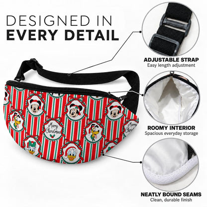 Classic Christmas Frames Belt Bag