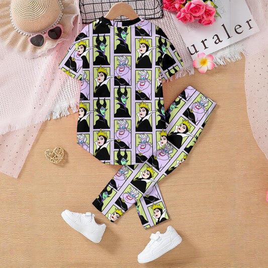 Villain Portrait Kids' Casual Top and Pants Set
