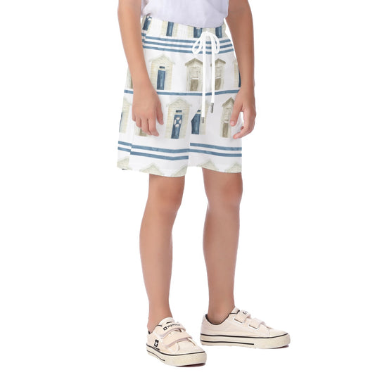 Striped Beach House Kid's Beach Shorts
