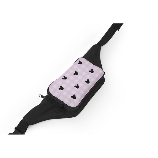 Bright Pink Gingham Waist Pack