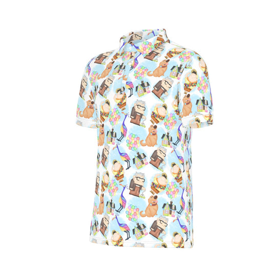 Up Men's Stretch Collar Polo Shirt