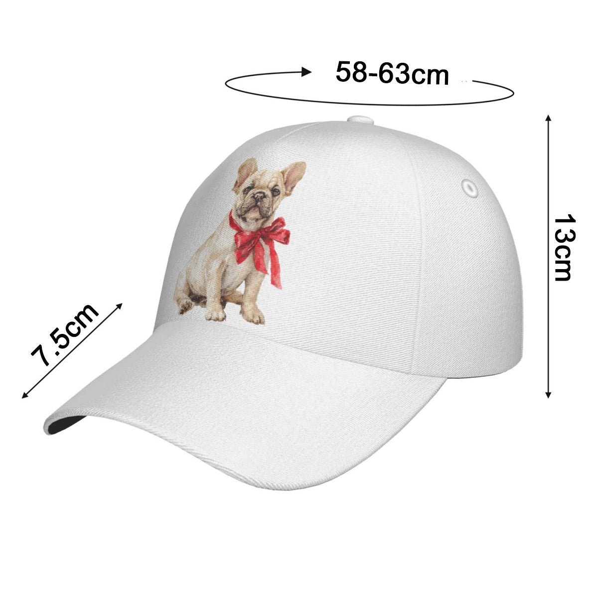 Frenchie Peaked Cap
