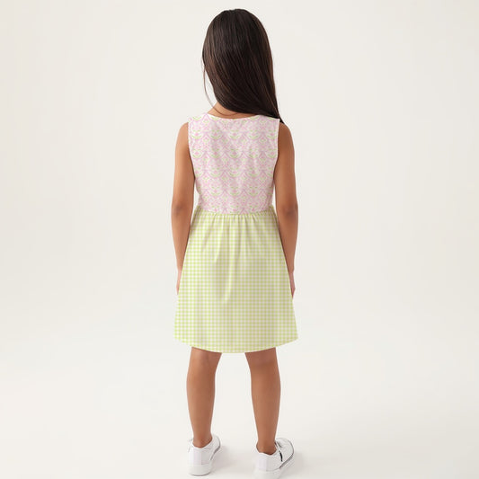 Coco Girls Sleeveless A-Line Dress
