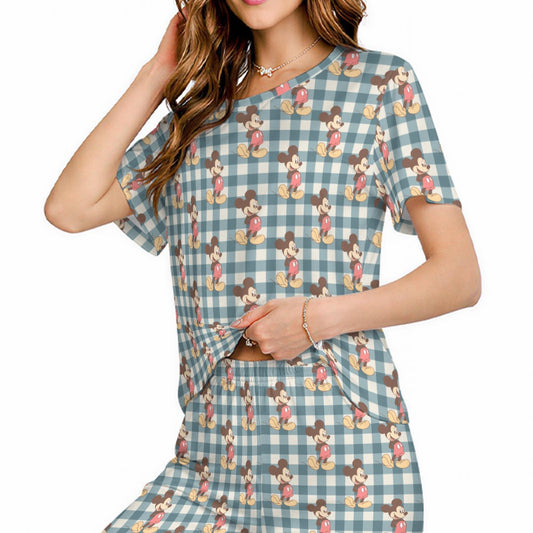 Gingham MM Women’s Loungewear Set