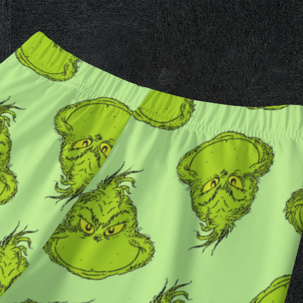 Mean One [green] Kid's Raglan Sleeve Pajama Set