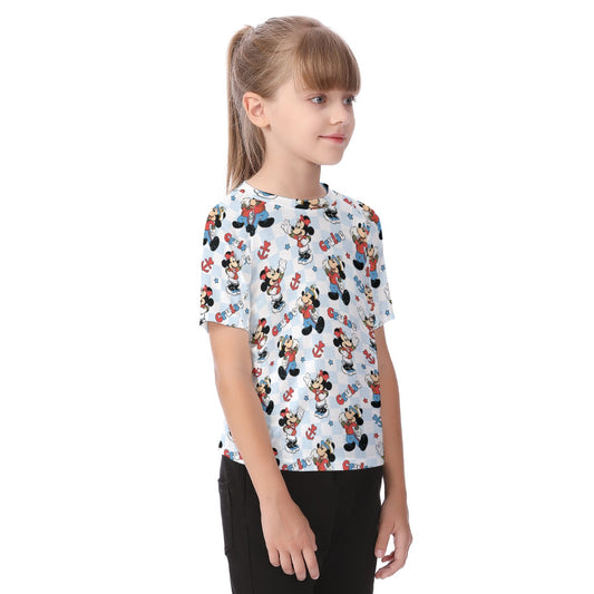 Checkered Cruising MM Kid's Raglan Sleeve T-shirt