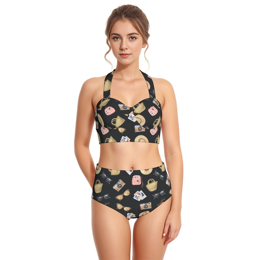 Vacay Women's Swimsuit Set With Halter