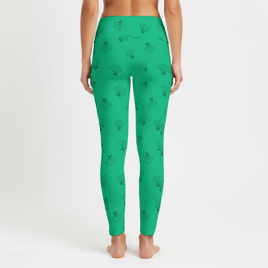 Ariel Bounding Women's High Waist Leggings With Side Pocket
