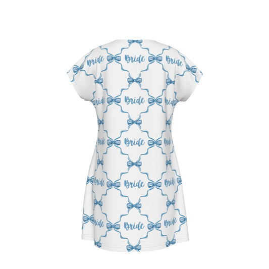 Bride [white] Women's Short Sleeve Dress