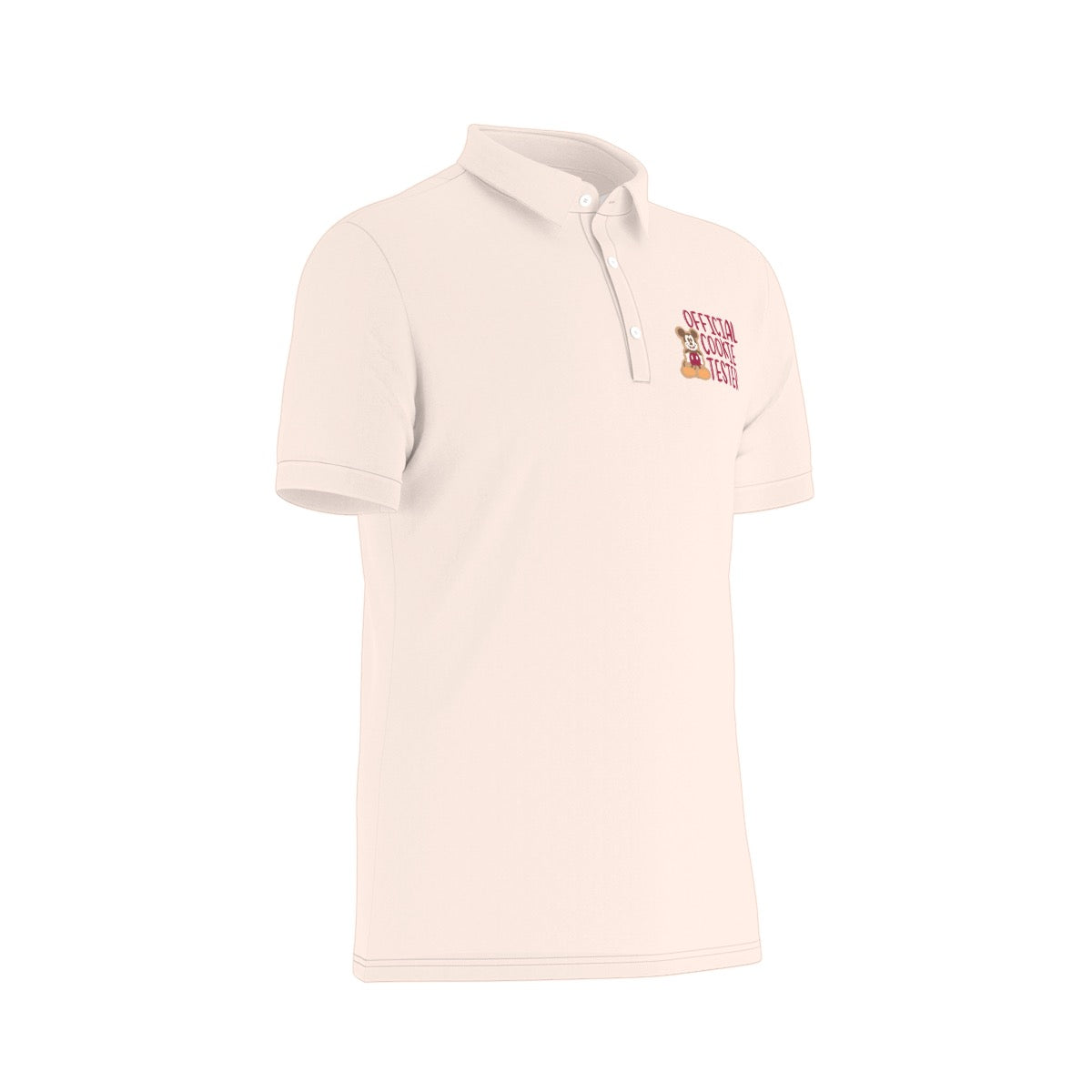 Official Cookie Tester [MM] Men's Stretch Collar Polo Shirt