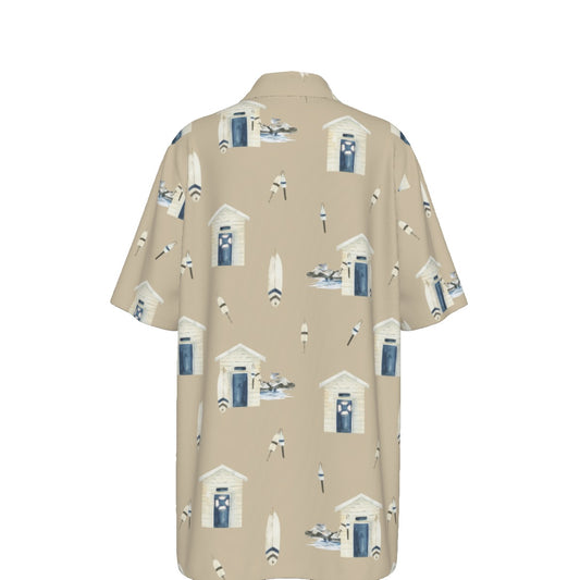 Khaki Beach Houses & Boards Boy’s Polo Collar Jersey |210GSM