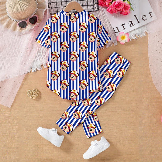 Sailor Minnie  Kids' Casual Top and Pants Set