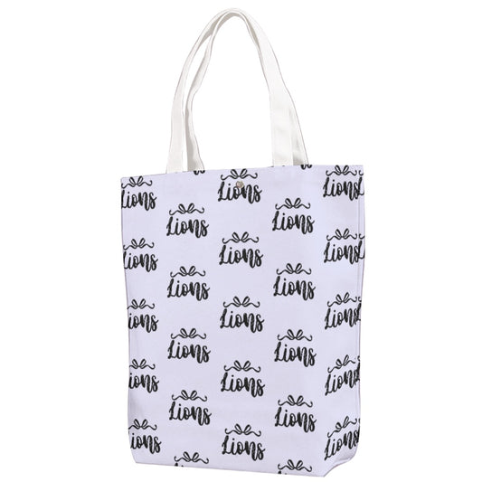 Lions Canvas Bag With Shoulder Strap