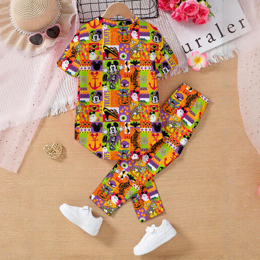 Spooky Cruise Kids' Casual Top and Pants Set