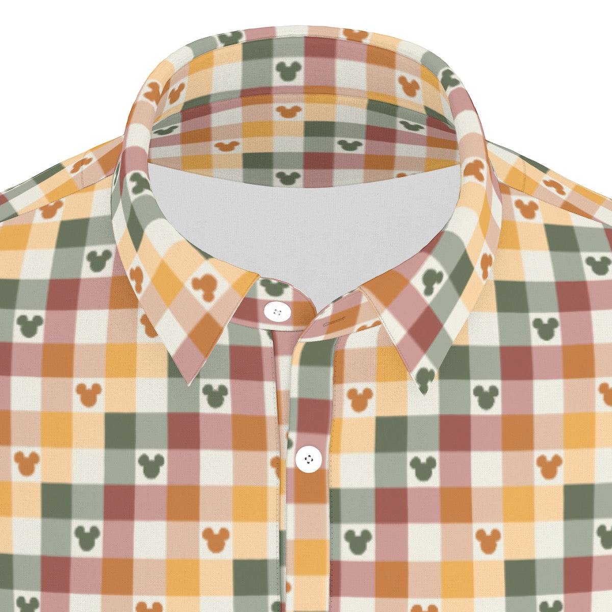 Fall MM Check Men's Stretch Collar Polo Shirt
